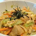 イエローバード's cooksnap of when they made 鰹節で簡単♪昼夕♪他人丼（人参入り豚丼）.