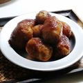 春雨茶's cooksnap of when they made 簡単肉巻きおにぎり.