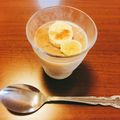 11megu☆29's cooksnap of when they made 材料二つ♪簡単♪美味しい♪バナナプリン.