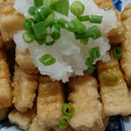 どん♪ぐり's cooksnap of when they made 角麩(かくふ)の煮物＆みぞれ竜田揚げ.