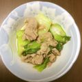 ☆なあなクック☆'s cooksnap of when they made 【超簡単】豚肉とチンゲン菜のレンジ蒸し.