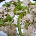 J・0505's cooksnap of when they made 豚コマとピーマンの炒め物(お弁当用です).