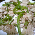 J・0505's cooksnap of when they made 豚コマとピーマンの炒め物(お弁当用です).