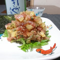 ダイナマイト漆黒's cooksnap of when they made 簡単おつまみとろたく.