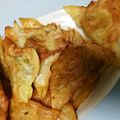 アイアイサンサン's cooksnap of when they made ワンタンの皮でパリッパリ一口餃子.