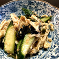 comilona♡'s cooksnap of when they made きゅうりとささみのごま酢和え☆.