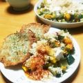 ハチワレねこ's cooksnap of when they made ローストベジタブル・クスクスサラダ.