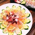 なおしゃんぺっ's cooksnap of when they made パーティに！サーモンと鯛のカルパッチョ.