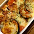 むっちまみー's cooksnap of when they made なすとかぼちゃのピリ辛チーズ焼き☆.