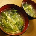BiwacoJune's cooksnap of when they made 小松菜とねぎの春雨スープ.