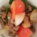クックM1GIZX☆'s cooksnap of when they made 楽々♪牛スタミナトマト炒め☆.