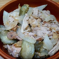 ガオズー's cooksnap of when they made ぬか漬けアレンジ　きゅうりと豚肉の炒め物.