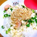 chm★'s cooksnap of when they made 岩下の新生姜と天かすの混ぜご飯.
