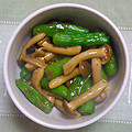ya_yo_yi's cooksnap of when they made しし唐としめじのドレッシング炒め.
