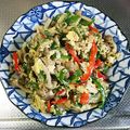 ♪ななのの♪'s cooksnap of when they made 無限ピーマンとしめじ.