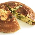 nicomilla's cooksnap of when they made HMとほうれん草とベーコンのケークサレ.