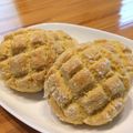 MHR2mama's cooksnap of when they made ホットケーキミックスで簡単メロンパン.
