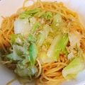 れらるり's cooksnap of when they made しらすとキャベツの和風パスタ.