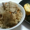 ☆shizu's cooksnap of when they made シンプルごはん【舞茸の炊き込みご飯】.