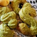ニューリーフ's cooksnap of when they made サクサク絞り出しクッキー＊濃い抹茶.