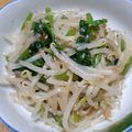 plumjam's cooksnap of when they made レンジで簡単！もやしのナムル.