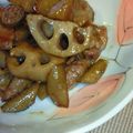 中華街's cooksnap of when they made 鶏ごぼう。ではなく・・・鶏レンコン☆.