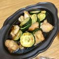 yuki7mizu's cooksnap of when they made ★とりもも肉とズッキーニの揚げびたし★.