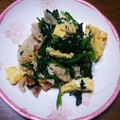 めげさん's cooksnap of when they made ほうれん草と豚肉の卵炒め.