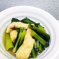あんず7034's cooksnap of when they made 腹ペコ男子パクパク！小松菜油揚げの煮浸し.