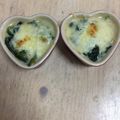 em♡mi's cooksnap of when they made ほうれん草のグラタン(生クリームなし).