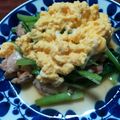 マイさんの家's cooksnap of when they made 鶏もも肉と小松菜のピリ辛マヨ炒め.