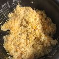 夕飯は６時です's cooksnap of when they made 人参嫌いさんに♡【スリスリ人参ご飯】.
