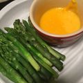 LinLinkBu's cooksnap of when they made アスパラの黄身酢添え.