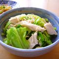 runa10's cooksnap of when they made レンジで時短☆ささみとキャベツ和え.