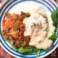 気まぐれご飯を作る人's cooksnap of when they made 牛とトマトのアメリカンチーズソース煮込み.
