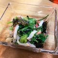 なたなたなたでこ's cooksnap of when they made 春菊とカニカマのごま辛子あえ.
