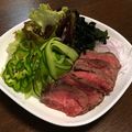 四児のハハ's cooksnap of when they made 牛のたたき 〜ガーリックソース添え〜.