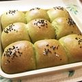kanananami's cooksnap of when they made 抹茶ミルクちぎりパン.