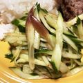 sumomokaka's cooksnap of when they made 簡単！ピリ辛☆胡瓜と茗荷のサッパリサラダ.