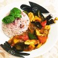 なつき☆ミ's cooksnap of when they made 鶏胸肉で❀　夏野菜たっぷりサマーカレー❀.