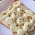 ちょこ05's cooksnap of when they made 簡単！おやつにも！大人気バナナトースト！.