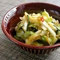みーき☆23's cooksnap of when they made ✿春キャベツと生姜の福神漬風浅漬け✿.