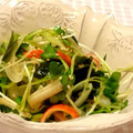 みーき☆23's cooksnap of when they made カニかまと貝割れの中華和え.