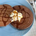 R2016's cooksnap of when they made ココアホットケーキ★マスカルポーネ添え.