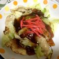 くまちゃんだよん's cooksnap of when they made 焼餃子と焼きキャベツの甘酢あんかけ.