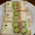 ダイヤもん's cooksnap of when they made 子供の日♡こいのぼりのサンドイッチ風.