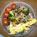 みみりん♪♪'s cooksnap of when they made ブロコリーともやしとひじきの中華サラダ.