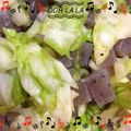Emiii28's cooksnap of when they made こんにゃくとキャベツのごま油サラダ.