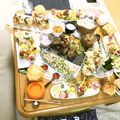 komutatata's cooksnap of when they made キャラ弁 ゆで卵でハチさんの春弁当♡.