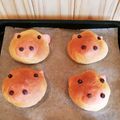 ピンクちゃん☆'s cooksnap of when they made ♡白い子ブタパン♡.